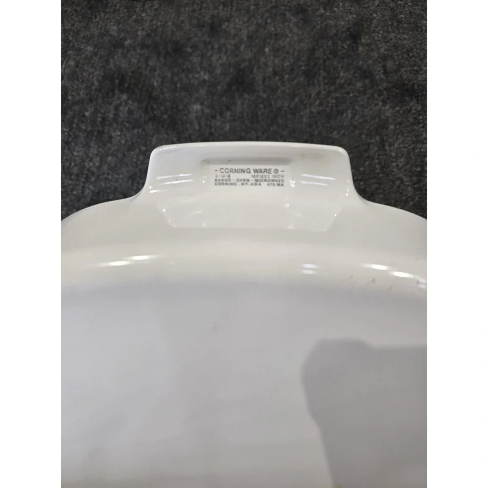 Vintage Corning Ware Le Romarin A-10-B Casserole Dish w Pyrex Lid 10x10 USA